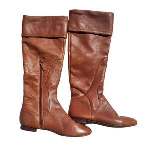 ROSEGOLD knee high brown boots size 37